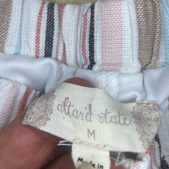 Alter’d state striped lined shorts M - Picture 3 of 10